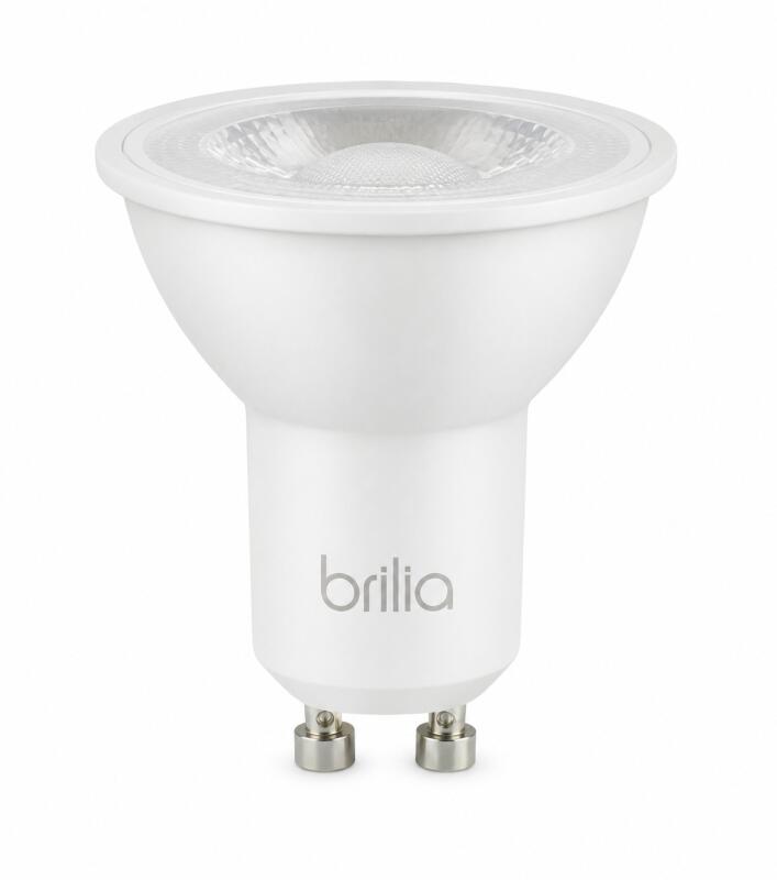 Lâmpada Brilia Dicróica 5,5 watts 3000K IRC90 Bivolt 36° Ø50x54mm 316812 PREN