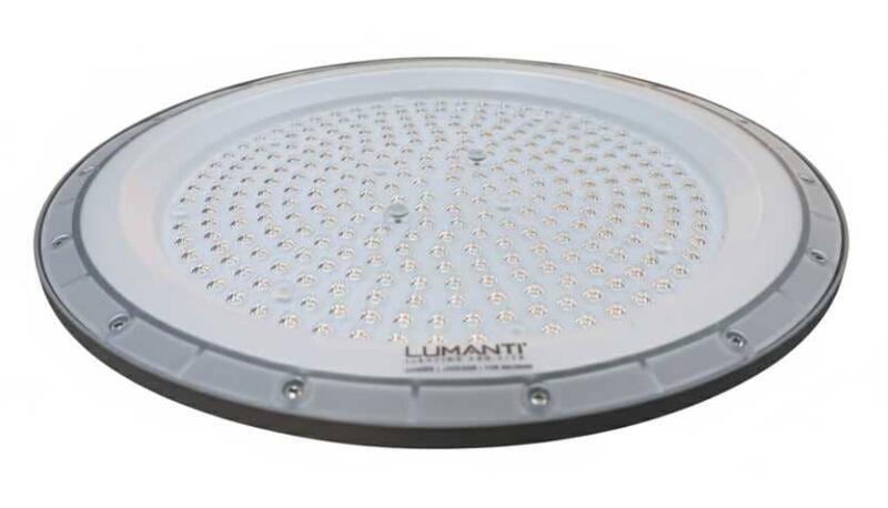 Luminária High Bay Lumanti 200 watts 5500K 22000 Lumens Ø331x28mm LLH5200