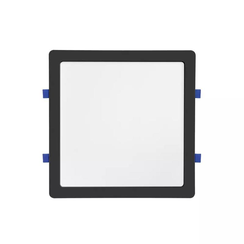 Painel Embutido Blumenau Play ABS Preto 24 watts 3000K 292x292x25mm Bivolt 83643001