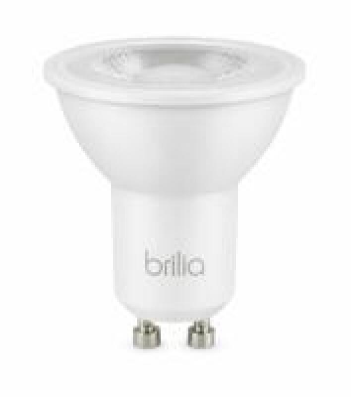 KIT 10 Unidades Lâmpada Brilia Dicróica 5,5 watts 3000K IRC90 Bivolt 36° Ø50x54mm 316812 PREN