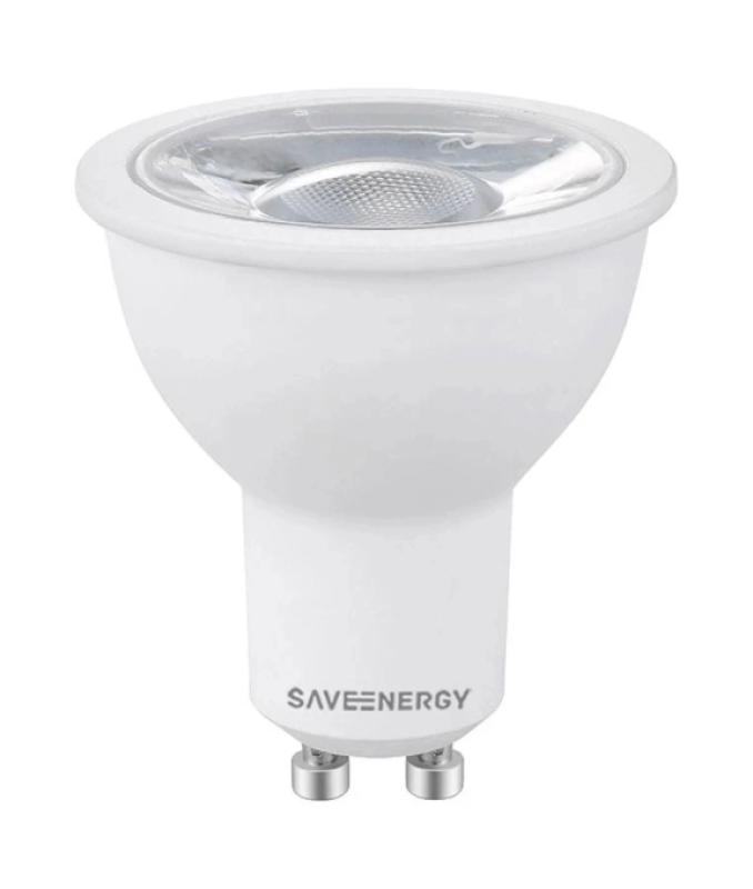 KIT 10 Unidades Lâmpada Led Save Energy Dicróica GU10 7 watts 3000K IRC90 36° Bivolt SE-130.3204 PREN