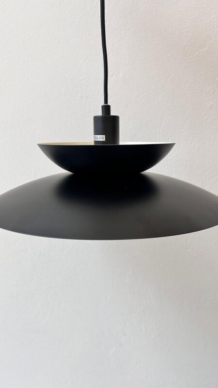 Pendente Casual Light Studioluce Lottus Preto 1L E27 Ø380x183mm PD1993 PREN