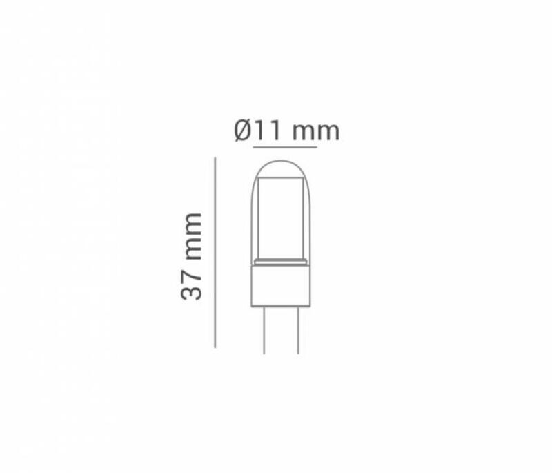 Lâmpada Opus Bipino G4 1,5 watts 2400K 12V Ø11x37mm OPS 33761