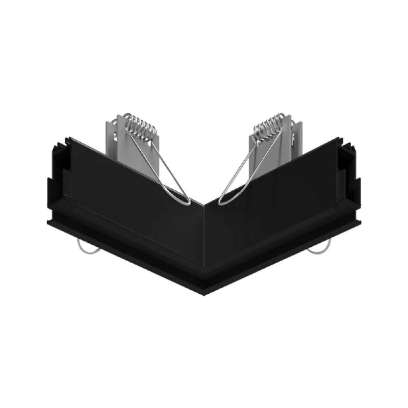 Sistema Linear Newline FIT10 Uno Microborda Curva 90° Direita/Esquerda 154x154mm Alumínio SM10000