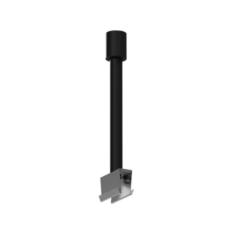 Haste Fixa 10cm Newline Sistema FIT 10 Uno Indireto e Duo 28x16x130mm Alumínio e Aço SH10001