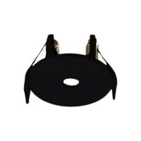 Canopla Moon de Embutir para Spot Tube/Pipe Preto Ø50mm 1061088 PREN