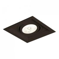 Embutido Direcional Newline Recuado II Preto 1L Dicróica MR16/PAR16 117x117x75mm IN50321 PREN