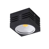 Spot Sobrepor Nordecor Viena 10 watts 3000K Preto 60x80x80mm 6205 PREN
