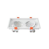 Spot Embutir Nordecor Loyo 2L Dicroica MR16 Branco 218x120x15mm 6822 PREN