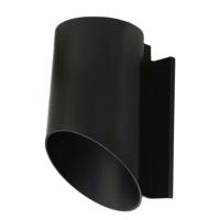 Arandela Moon Viena Chanfrada 1 Facho Preto Externo 1L MR16 ou MR11 135x85x70mm 1080917 PREN