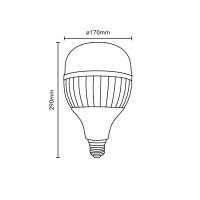 Lâmpada Blumenau Bulbo 150 watts 6500K E27 IP20 Ø170x290mm 03150136