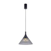 Pendente Nordecor Thom 7 watts 3000K Preto Ø195x180mm 2694 PREN