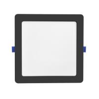 Painel Embutido Blumenau Play ABS Preto 18 watts 3000K 220x220x25mm Bivolt 83543001
