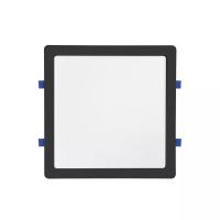 Painel Embutido Blumenau Play ABS Preto 24 watts 3000K 292x292x25mm Bivolt 83643001