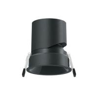 Spot de Embutir Stella Round Direcionável Recuado Preto e Cromo Negro 9W 2700K IRC90 Ø79x85mm STL25397BRPTO-CR/27 PREN