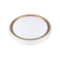 Plafon Nordecor Kenle 36 watts Multitemperatura Dourado Ø500x70mm 2665 PREN