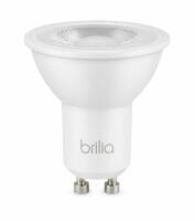 KIT 10 Unidades Lâmpada Brilia Dicróica 5,5 watts 3000K IRC90 Bivolt 36° Ø50x54mm 316812 PREN