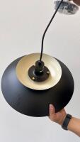Pendente Casual Light Studioluce Lottus Preto 1L E27 Ø380x183mm PD1993 PREN