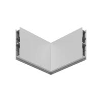 Sistema Linear Newline FIT10 Duo Curva 90° Direita/Esquerda 150x150x60mm Alumínio SD10000