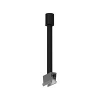 Haste Fixa 10cm Newline Sistema FIT 10 Uno Indireto e Duo 28x16x130mm Alumínio e Aço SH10001