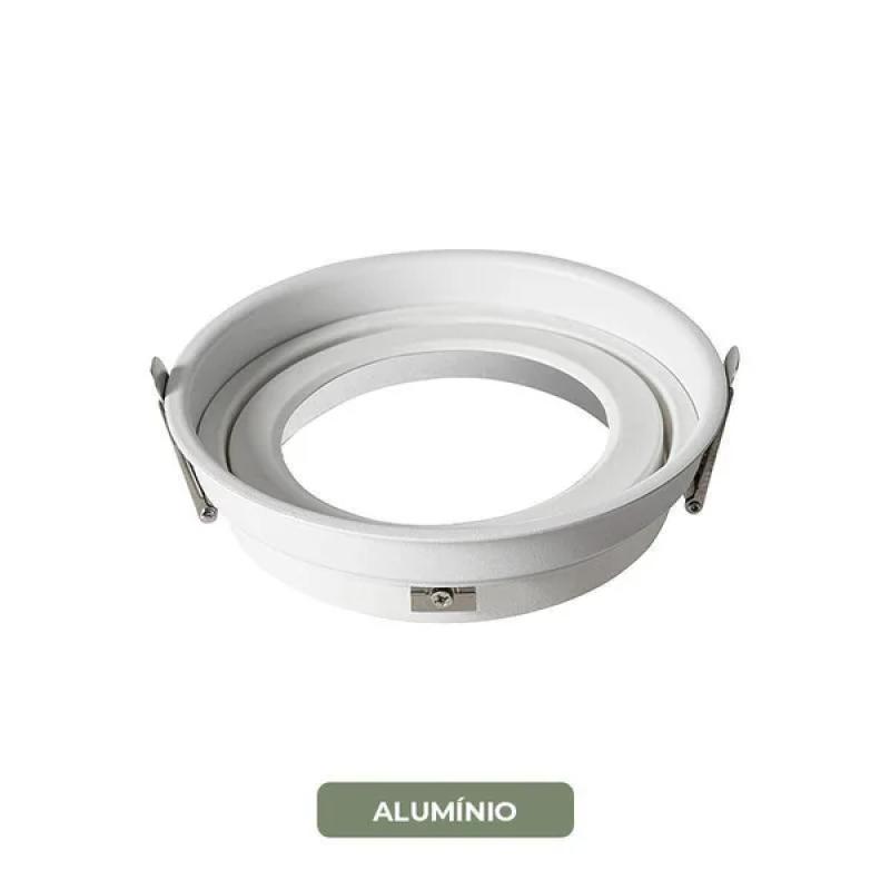 Spot de Embutir Nordecor Loyo Redondo PAR30 Alumínio Branco Ø136mm 80027