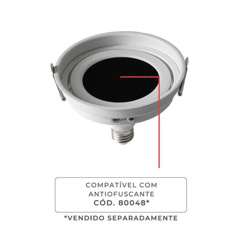 Spot de Embutir Nordecor Loyo Redondo PAR30 Alumínio Branco Ø136mm 80027