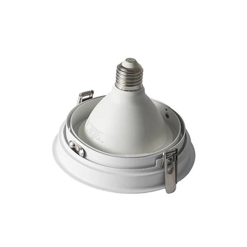 Spot de Embutir Nordecor Loyo Redondo PAR30 Alumínio Branco Ø136mm 80027