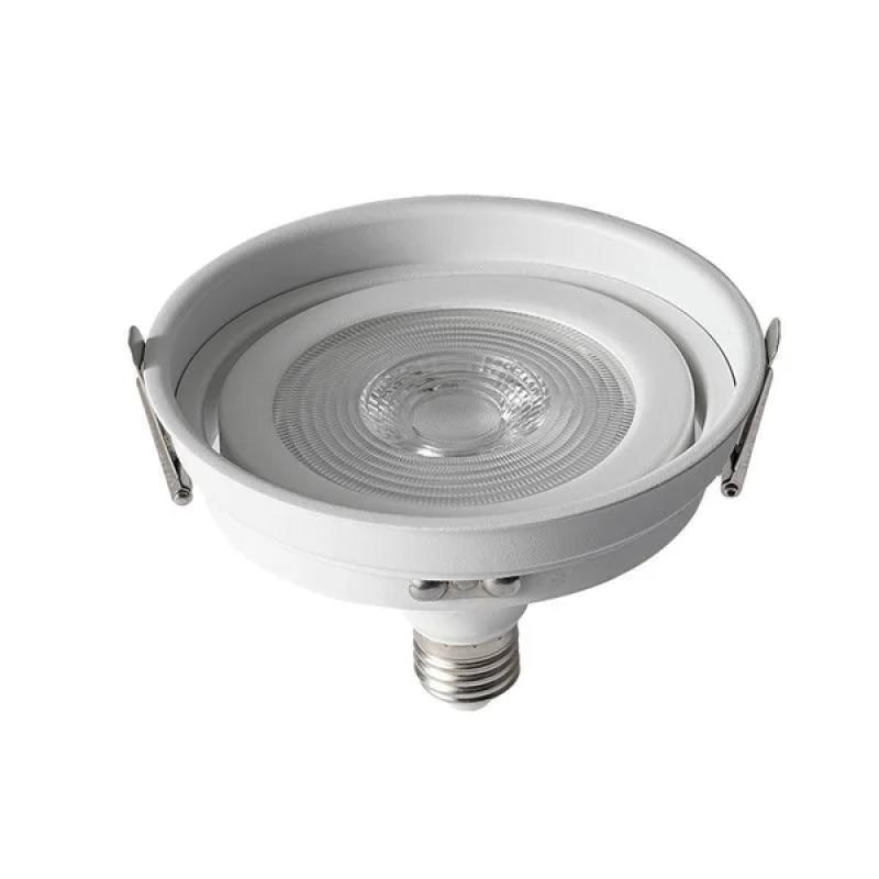 Spot de Embutir Nordecor Loyo Redondo PAR30 Alumínio Branco Ø136mm 80027