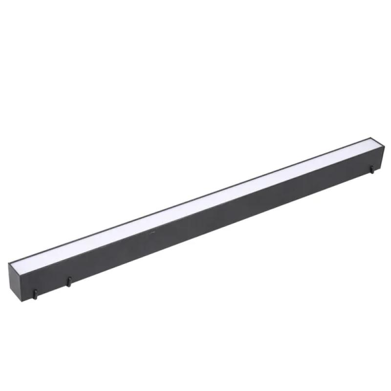 Módulo Studioluce Linear Pontual Slack Preto 24 watts 2700K 48V 642X40X45mm ML1952PT
