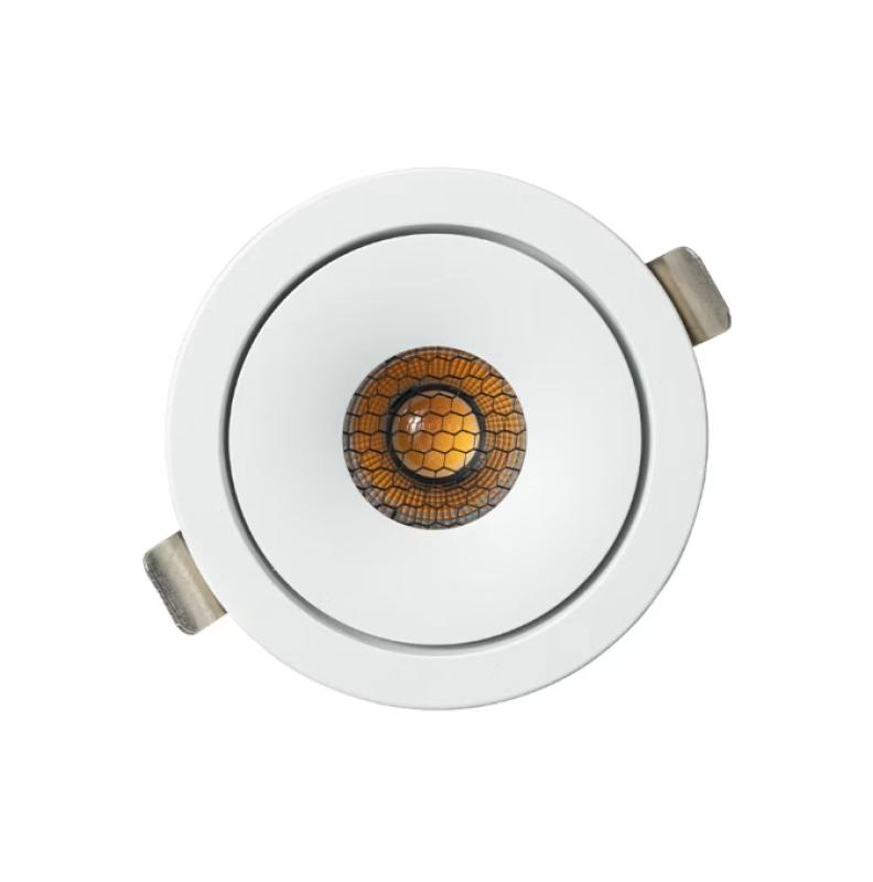Spot de Embutir Nordecor SKEL Redondo Branco LED 7 watts 3000K IRC90 Ø88x52mm 80071