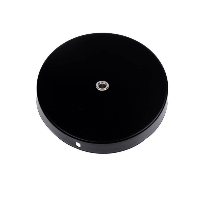 Canopla para Spot Nordecor Redonda Preto Ø120mm 6207 PREN