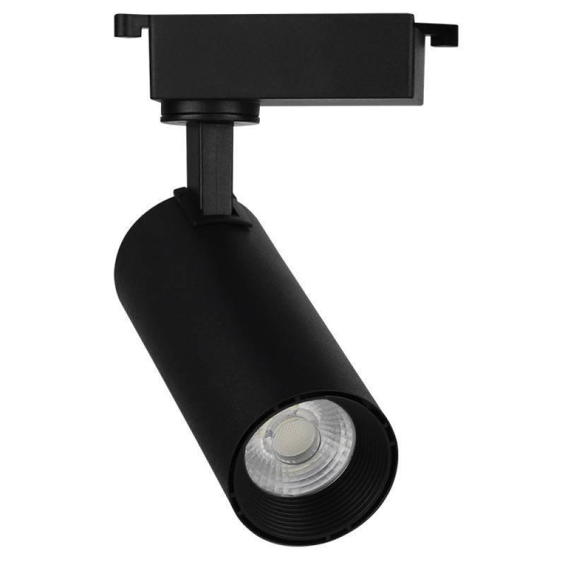 Spot para Trilho Nordecor Nize 15 watts 3000K 35° Preto Ø47x130x185mm Bivolt 6479 PREN