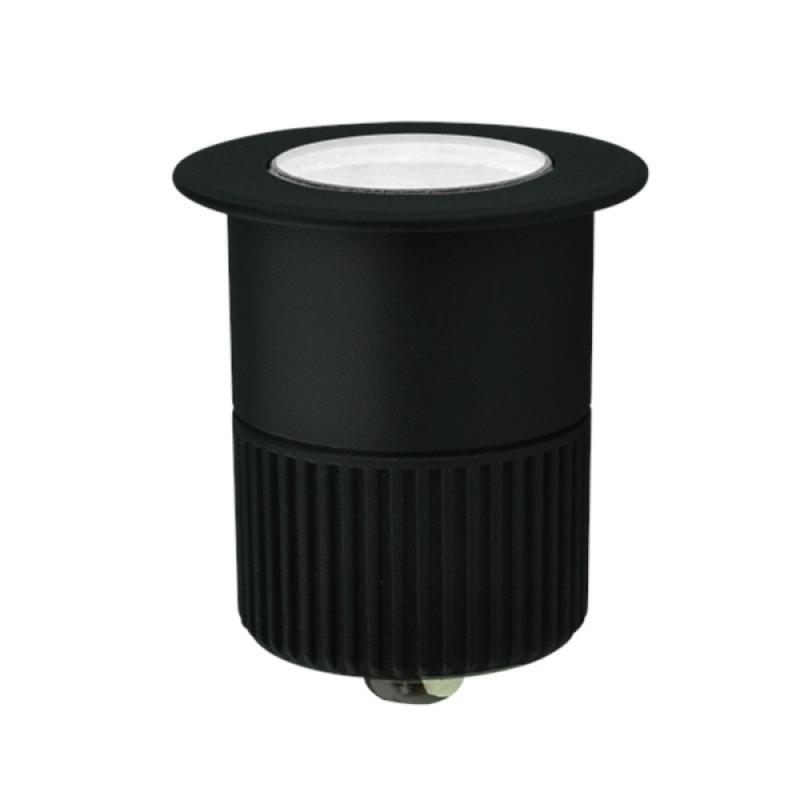 Embutido de Solo LED Mundial 5 watts IRC95 3000K 24° IP67 Bivolt Anti Ofuscante Ø65x70mm ML-0421 PREN