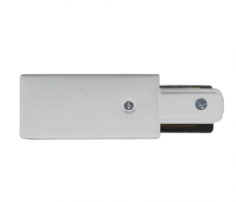 Ponteira e Alimentador Opus Branco para Trilho Sobrepor 116x30x20mm OPS 35482 PREN
