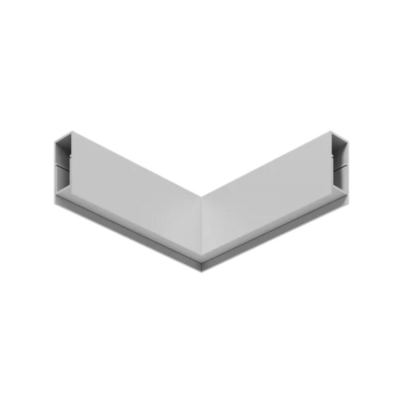 Sistema Linear Newline FIT10 Uno Curva 90° Direita/Esquerda 150x150x30mm Alumínio SU10000
