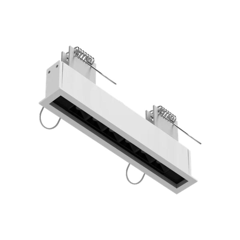 Spot Embutir Newline Microborda Grid Fixo 6 Focos 36° Sem Fonte 10 Watts 136x21x58mm EM10006LED