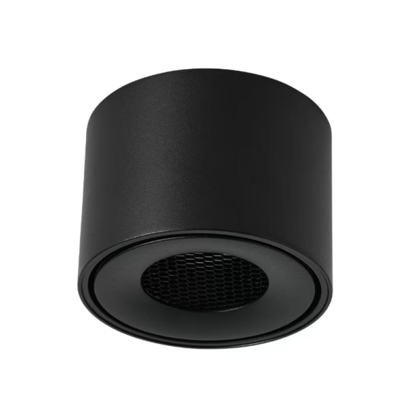 Spot de Sobrepor Nordecor SKEL Preto LED 12 watts 3000K IRC90 Ø96x65mm 80078