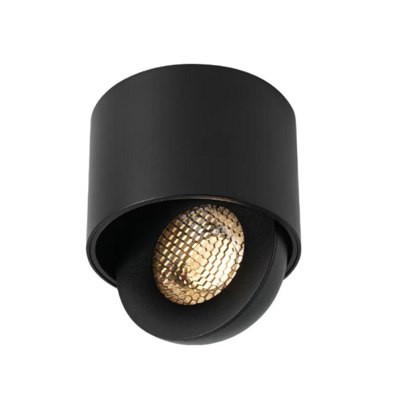 Spot de Sobrepor Nordecor SKEL Preto LED 12 watts 3000K IRC90 Ø96x65mm 80078