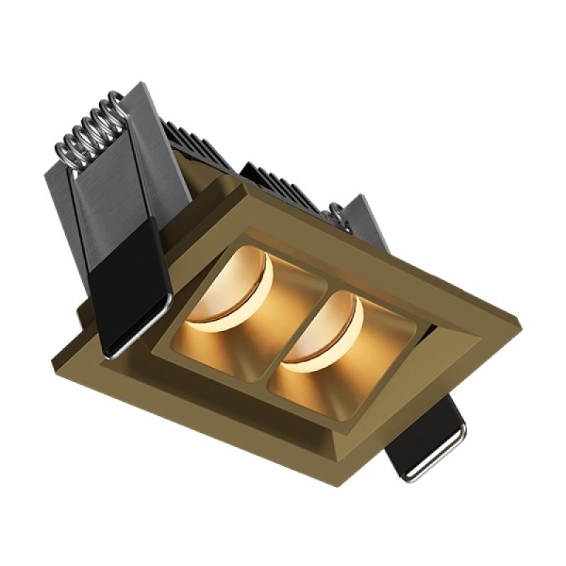 Embutido Newline Articulado New Pixel 2 Focos 15° 8 watts Bivolt 77x50x50mm EM03041LED