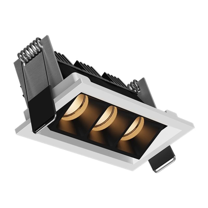 Embutido Newline Articulado New Pixel 3 Focos 30° 12 watts Bivolt 102x50x50mm EM03044LED
