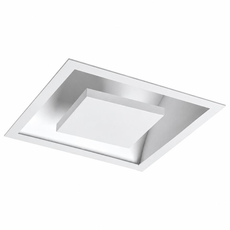 Rebatedor Embutido Belly Iluminação Luz Indireta 2L E27/4L G9 400x400mm E-110/40