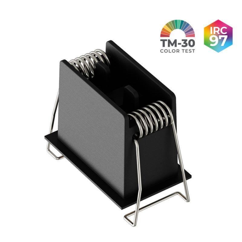 Spot de Embutir Nordecor Powerlux Preto LED 3 watts 36º 3000K IRC97 52x32x40mm 80112