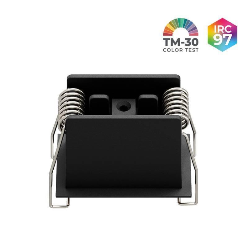Spot de Embutir Nordecor Powerlux Preto LED 3 watts 36º 3000K IRC97 52x32x40mm 80112