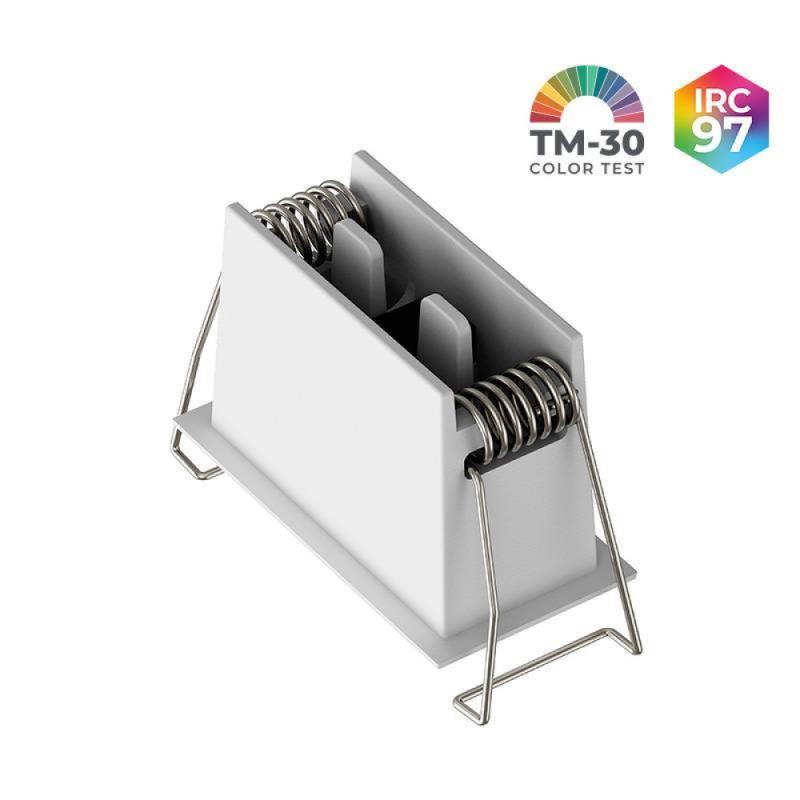 Spot de Embutir Nordecor Powerlux Branco LED 5 watts 36º 3000K IRC97 62x32x40mm 80113