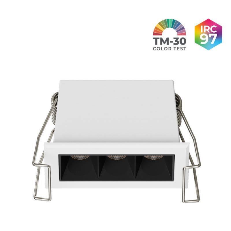 Spot de Embutir Nordecor Powerlux Branco LED 5 watts 36º 3000K IRC97 62x32x40mm 80114 