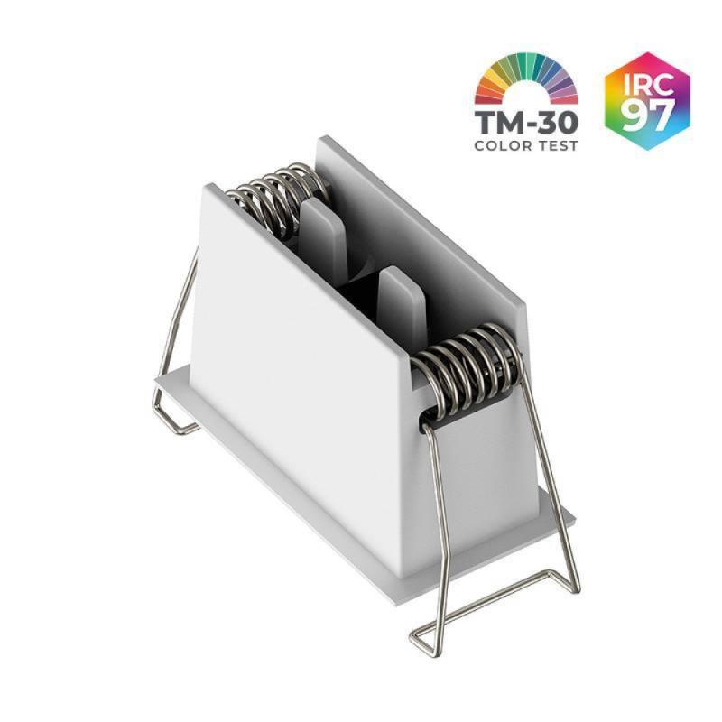 Spot de Embutir Nordecor Powerlux Branco LED 5 watts 36º 3000K IRC97 62x32x40mm 80114 