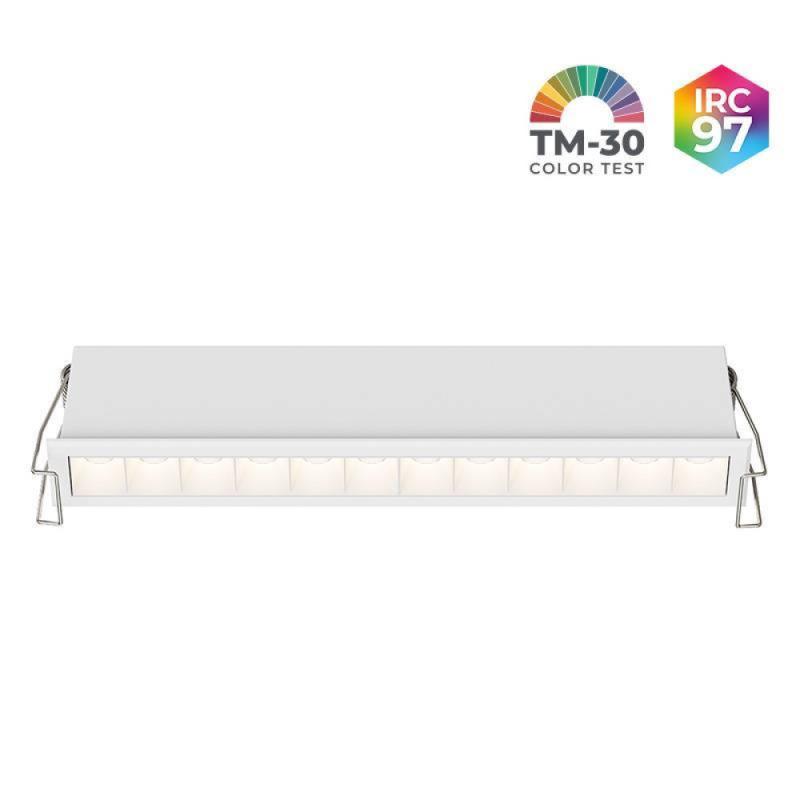 Spot de Embutir Nordecor Powerlux Branco LED 18 watts 36º 3000K IRC97 205x32x40mm 80119