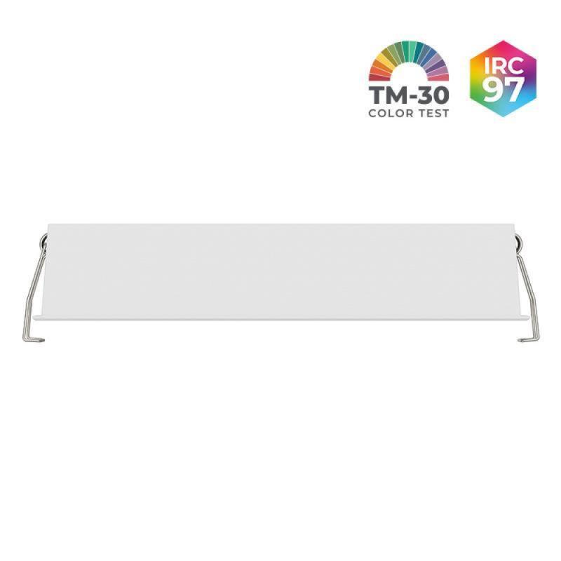 Spot de Embutir Nordecor Powerlux Branco LED 18 watts 36º 3000K IRC97 205x32x40mm 80119