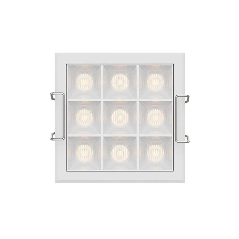 Spot de Embutir Nordecor Powerlux Branco LED 12 watts 36º 3000K IRC97 52x52x40mm 80125