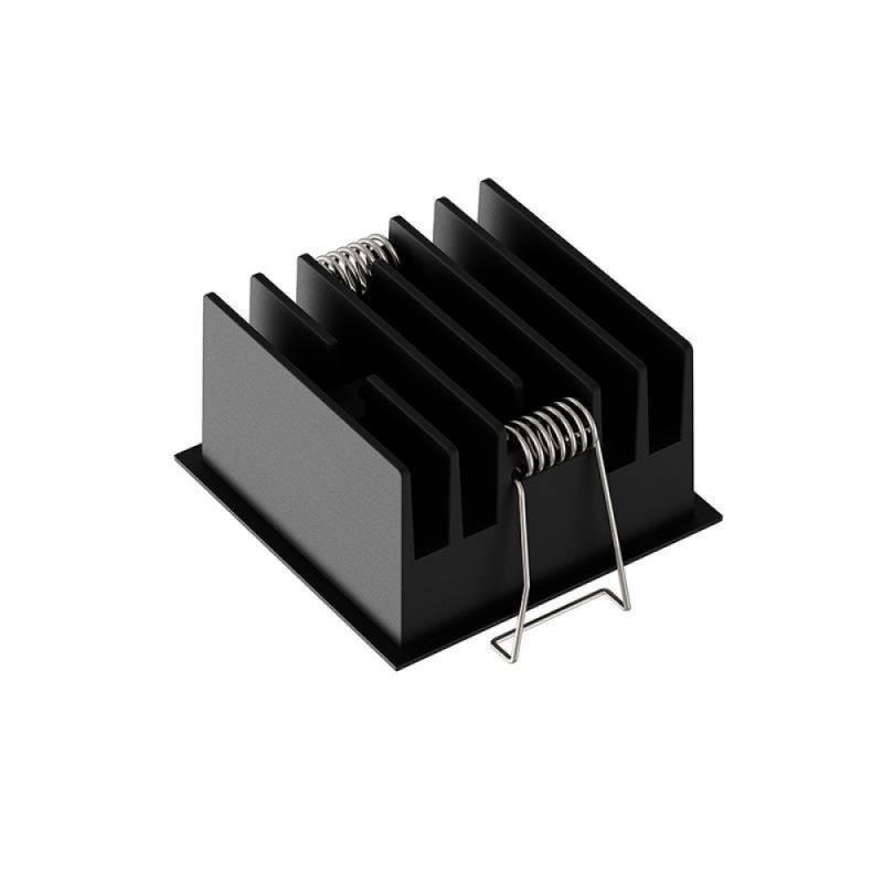 Spot de Embutir Nordecor Powerlux Branco e Preto LED 12 watts 36º 3000K IRC97 71x71x40mm 80126